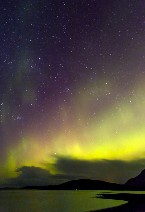 NORTHERN LIGHTS, ARDMAIR BAY